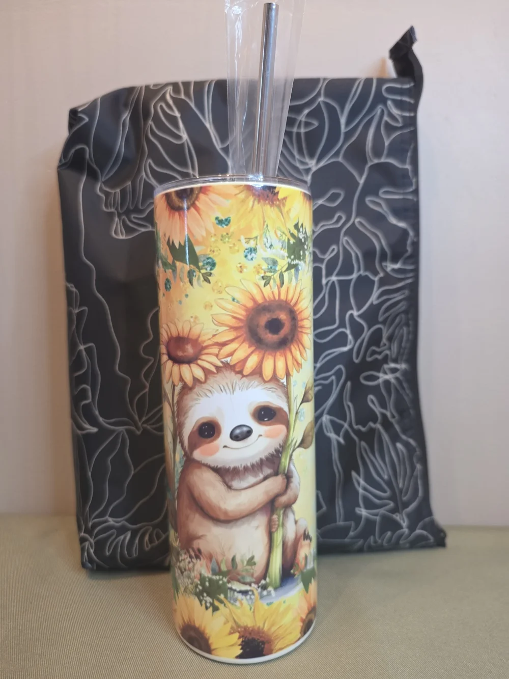 Good Heart But This Mouth Yellow Sunflower Stainless Tumbler 20 Oz